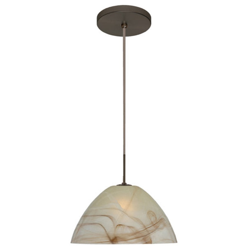 Besa 1JT-420183-BR Tessa One Light Pendant Bronze