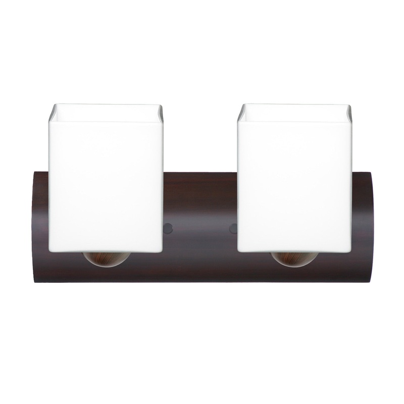 Besa 2WZ-449807-LED-BR Rise Two Light Wall Sconce Bronze (Discontinued)