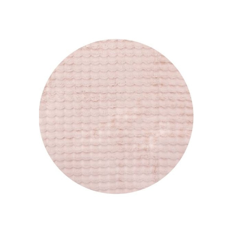 Bubble Blush Round Washable Rug by Rug Culture-100X100CM – ROUND