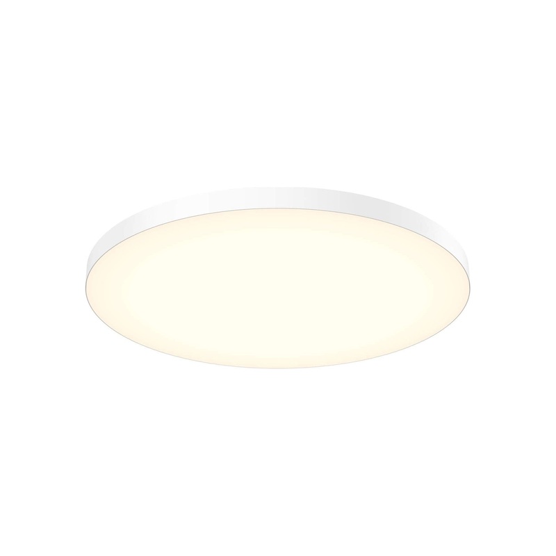 Fusion 21″ 5CCT Trimless Flush Mount White