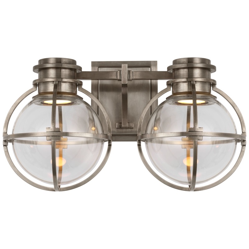 LED Wall Sconce from the Gracie Collection in Antique Nickel Finish by Visual Comfort Signature