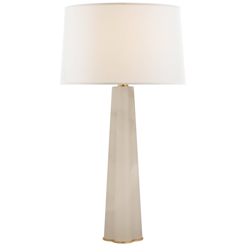 One Light Table Lamp from the Adeline Collection in Alabaster Finish by Visual Comfort Signature