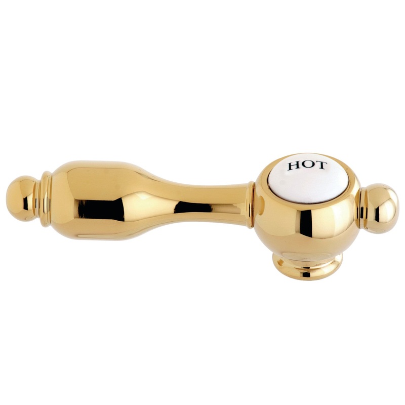 Tudor KSH7612TALH Hot Metal Lever Handle, Polished Brass