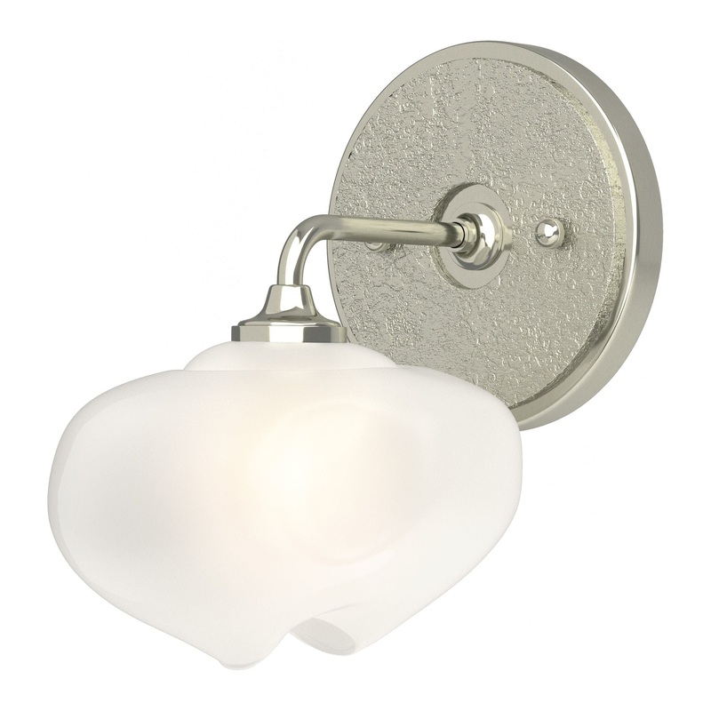 Ume 1-Light Curved Arm Bath Sconce Sterling Sterling