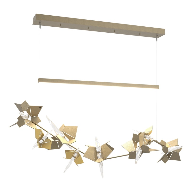 Belladonna LED Pendant Soft Gold Modern Brass