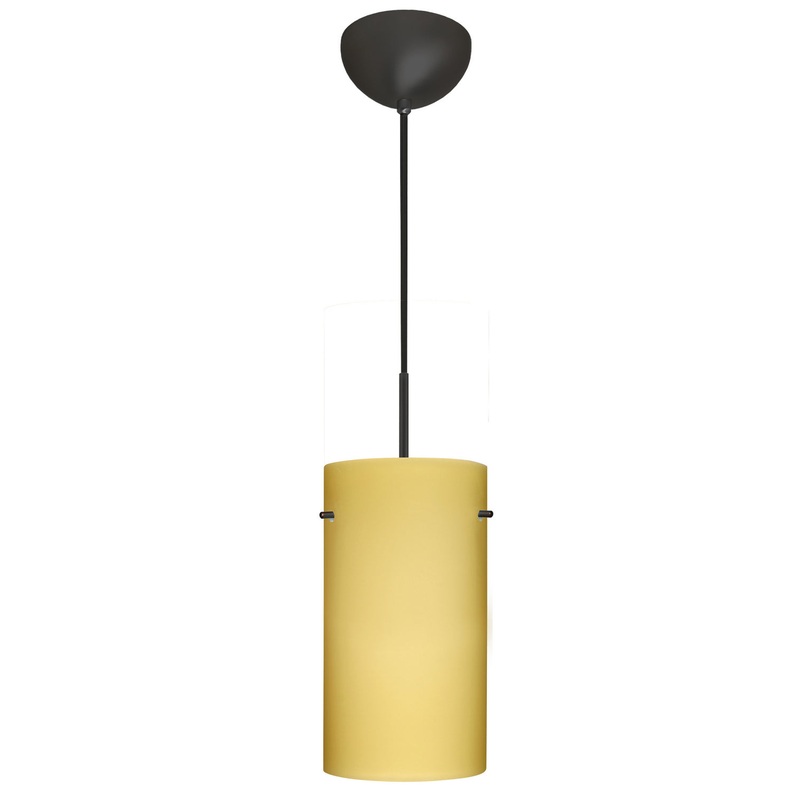 Besa 1VC-4120VM-LED-BK Tondo One Light Pendant Black (Discontinued)