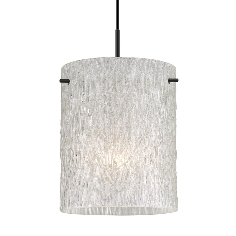 Besa J-4006GL-BK Besa Tamburo 8 Pendant One Light Pendant Black