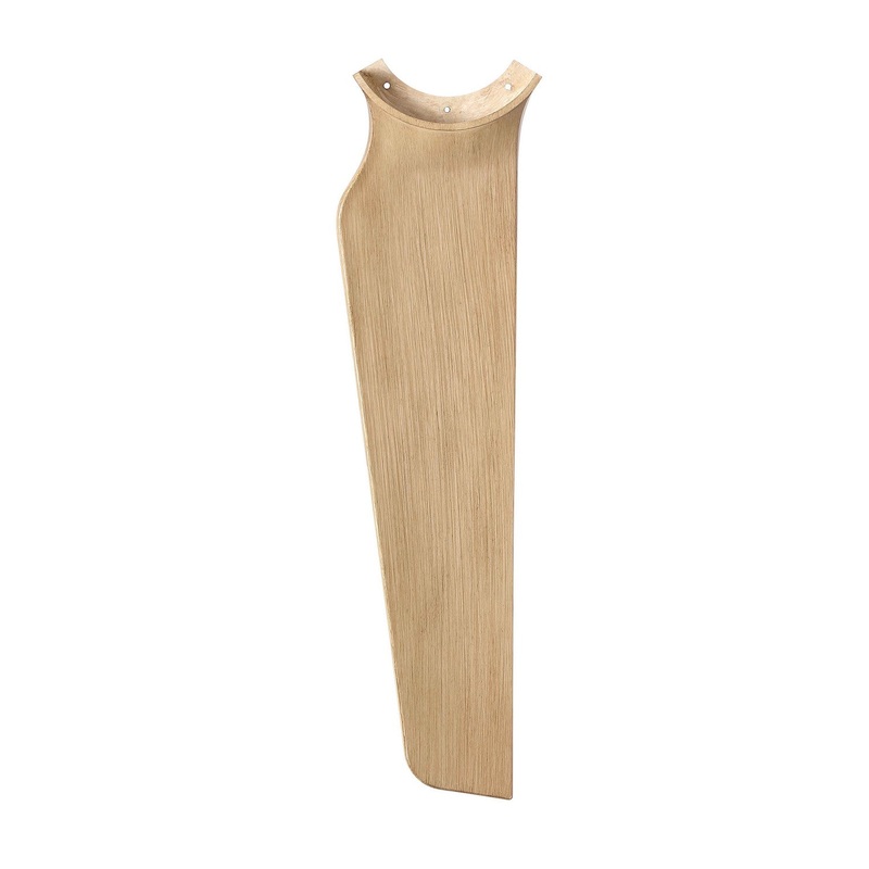 Blade Set of 3 from the TriAire Custom Collection in Natural Finish by Fanimation