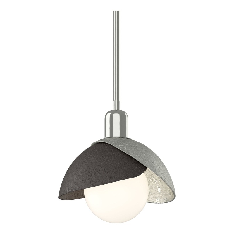 Brooklyn Double Shade Mini Pendant Sterling Oil Rubbed Bronze