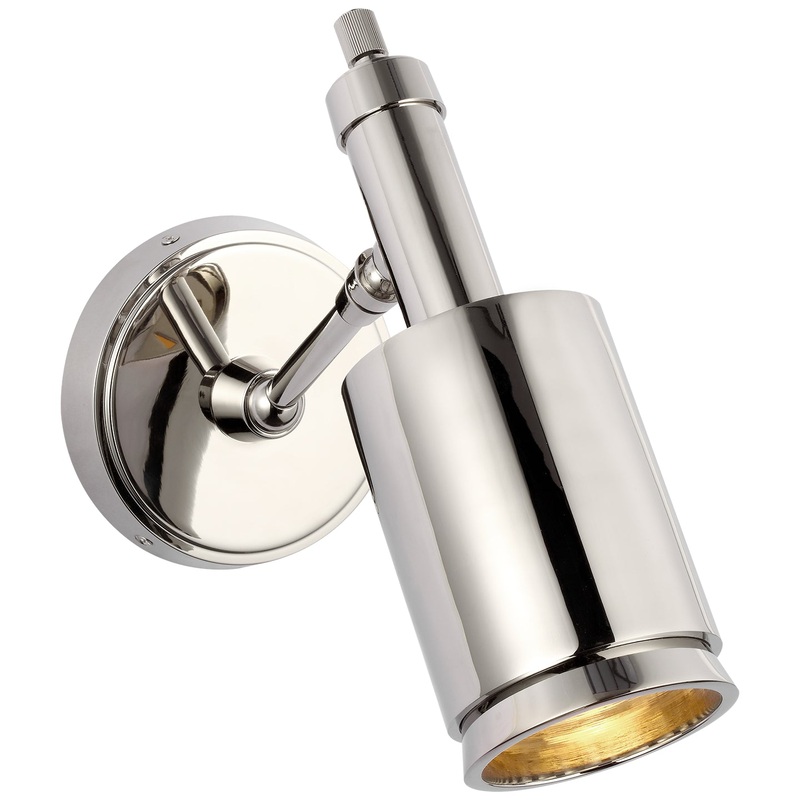 One Light Wall Sconce from the Anders Collection in Polished Nickel Finish by Visual Comfort Signature
