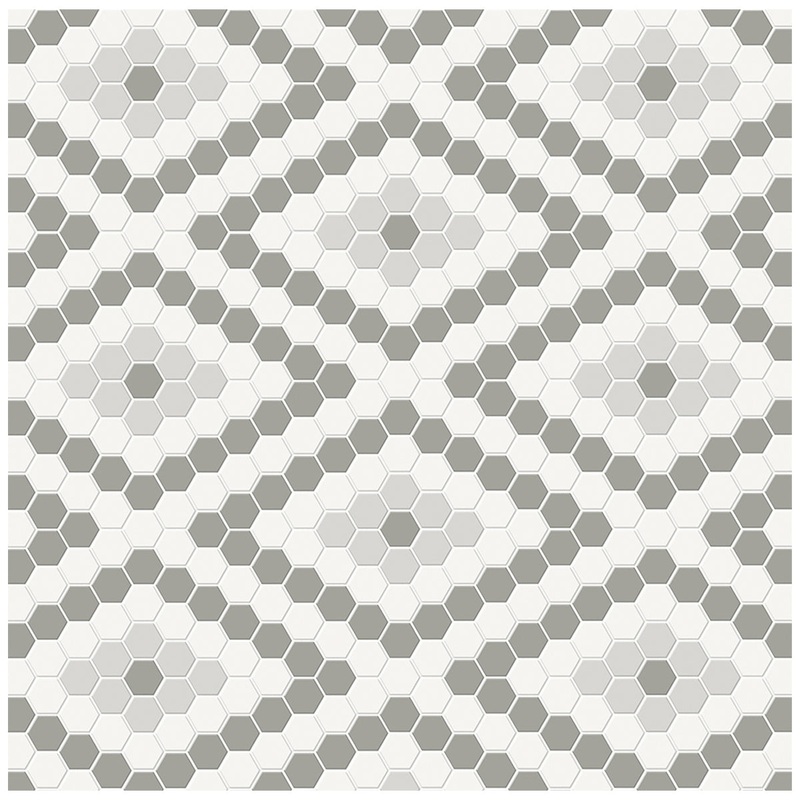 Soho Evening Blend Diamond Pattern Matte Porcelain Mosaics. 1 Sheet = .71 Sq. Ft.