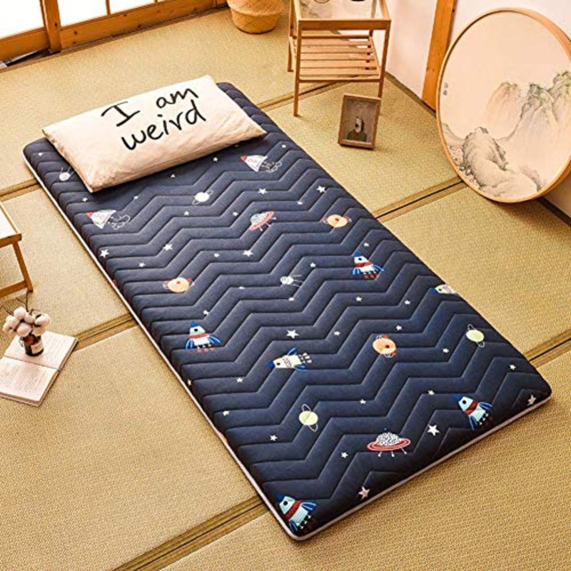 Z&HA Tatami Tappetino, 5 cm di Spessore Tappetino futon MattressTopper Tradizionale Giapponese futon ispessite Queen Size Standard Dimensione Dorm,J,120x200cm