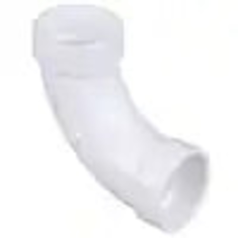 2 in. PVC DWV 90-Degree Hub x Hub Long-Turn Elbow Fitting