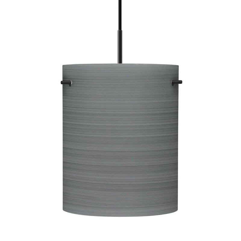 Besa 1JC-4006TN-LED-BK Besa Tamburo 8 Pendant LED Pendant Black