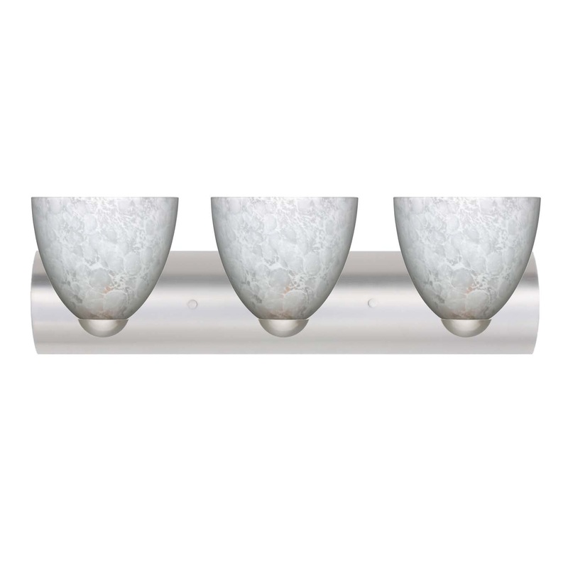 Besa 3WZ-757219-SN Sasha Three Light Wall Sconce Satin Nickel