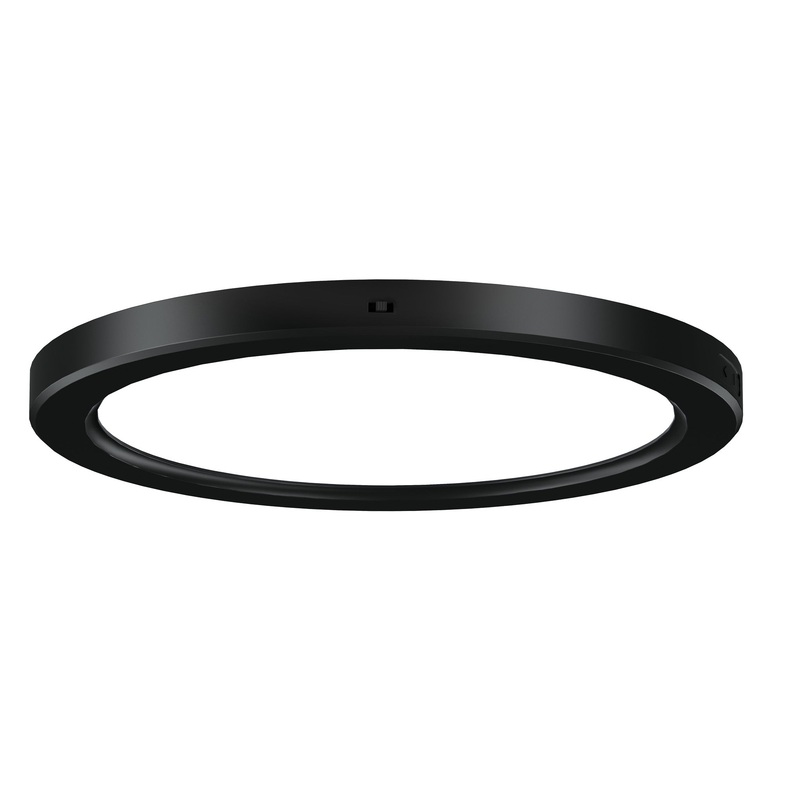 Hurricane 9″ LED Flushmount Matte Black