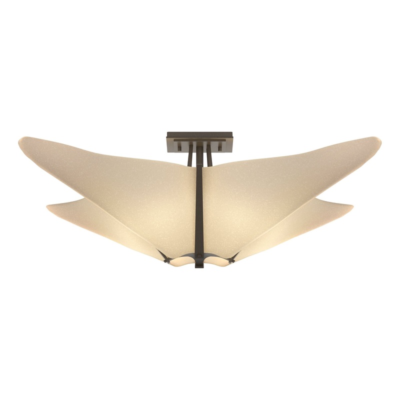 Kirigami Semi-Flush Dark Smoke