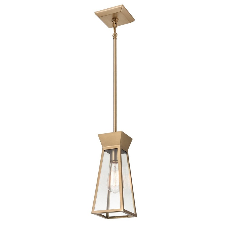 Lucian Pendant – Brushed Brass