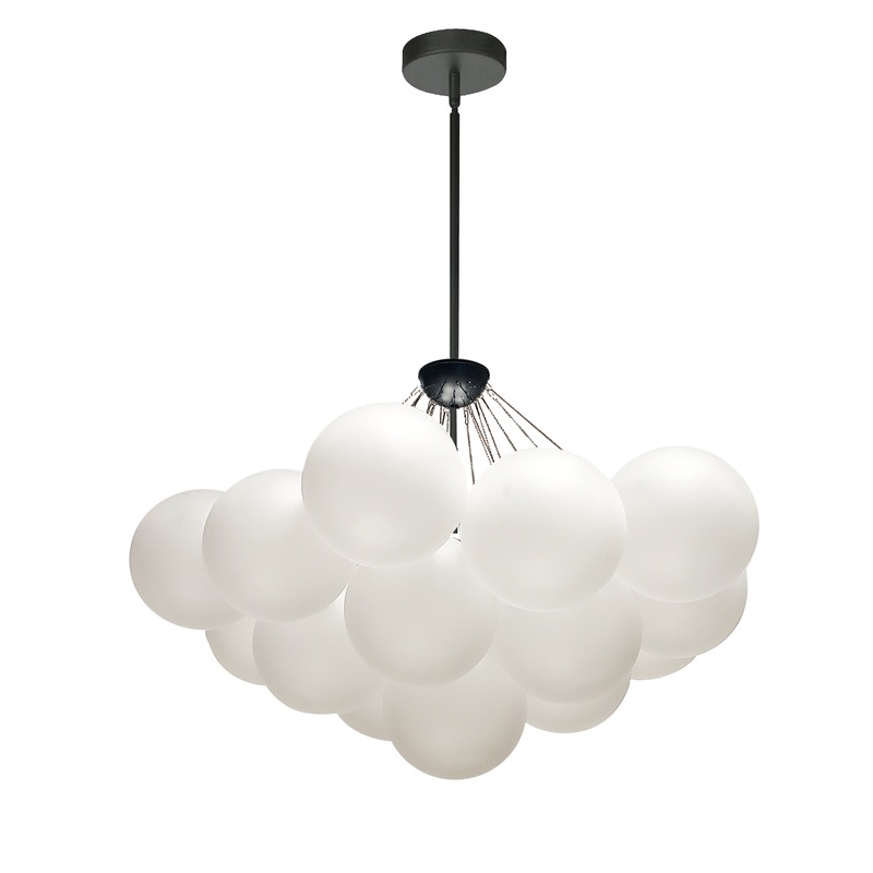 Miles 4-Light Chandelier Matte Black