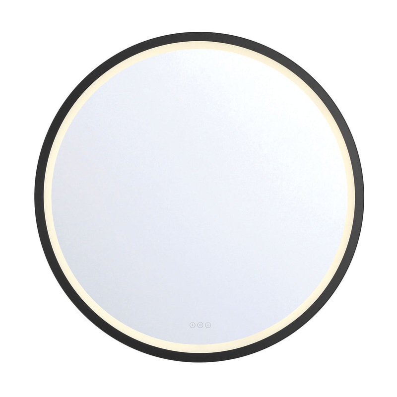 Artell 42×42″ LED Mirror Black