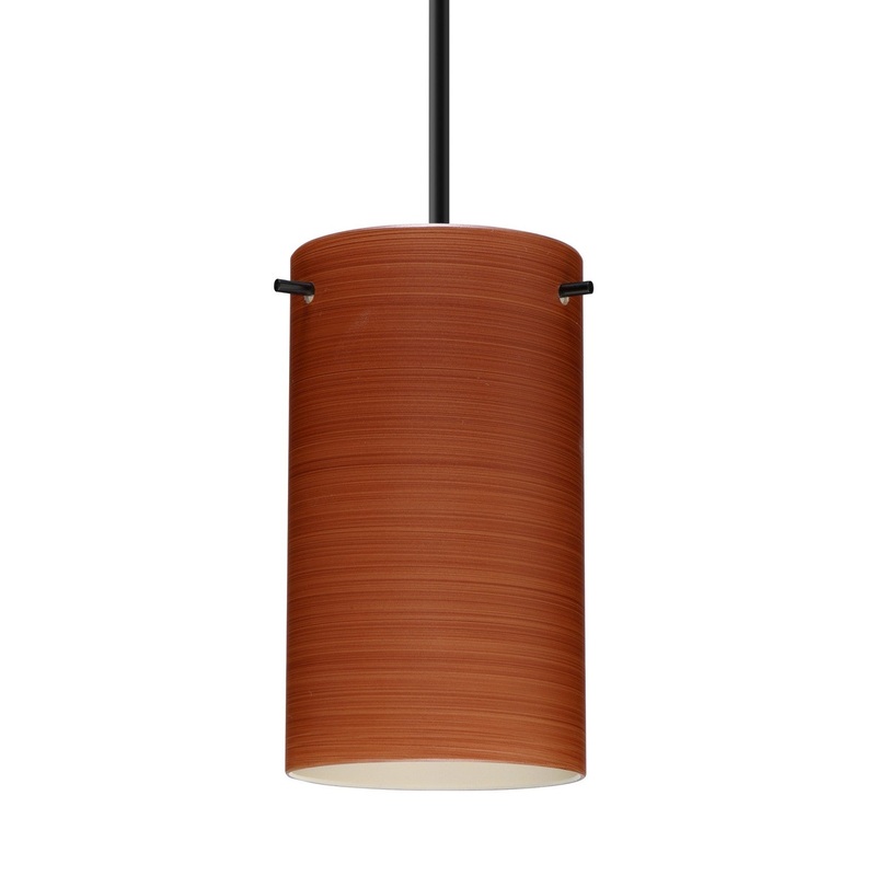 Besa 1BC-4404CH-BK Besa Stilo 7 Pendant One Light Pendant Black