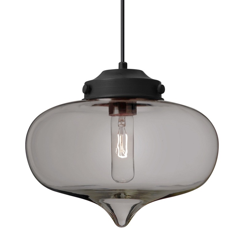 Besa 1JC-MIRASM-BK Besa Mira Pendant One Light Pendant Black