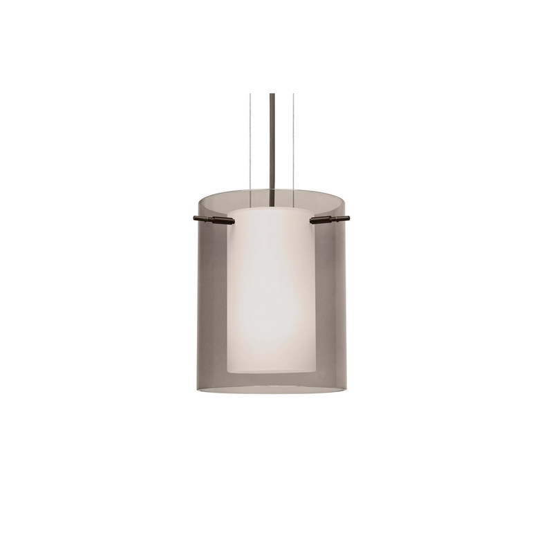 Besa 1KG-S00607-LED-BR Pahu One Light Pendant Bronze