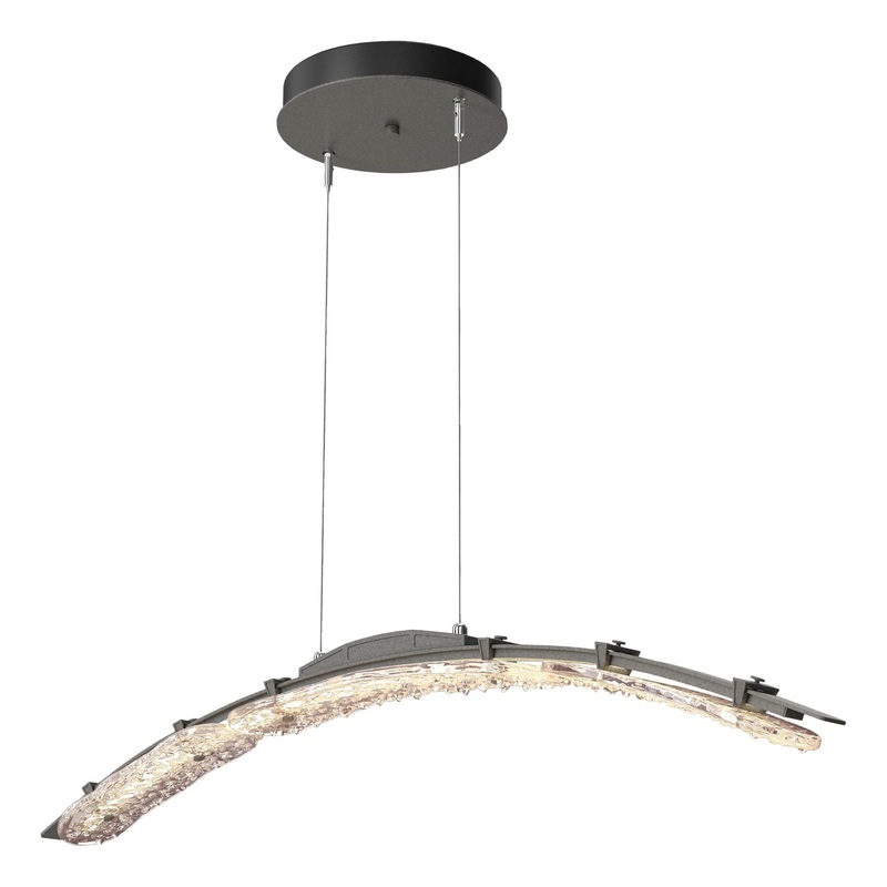 Glissade Large LED Pendant Natural Iron