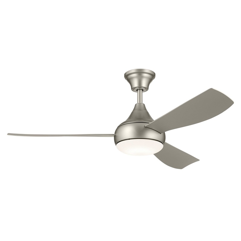 Kichler 310354NI 54″ Ceiling Fan, Brushed Nickel