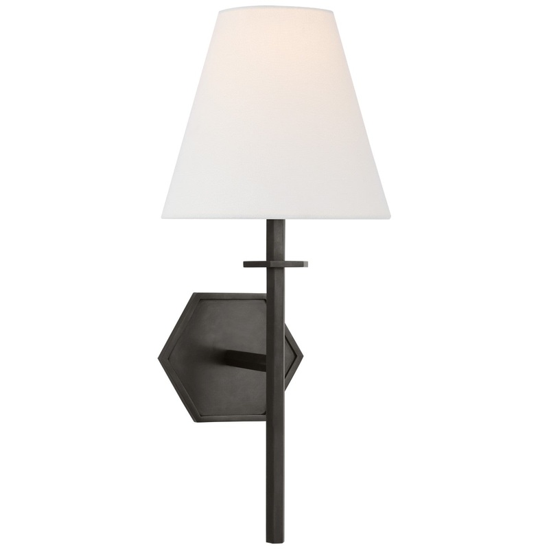 LED Wall Sconce from the Olivier Collection in Bronze Finish by Visual Comfort Signature