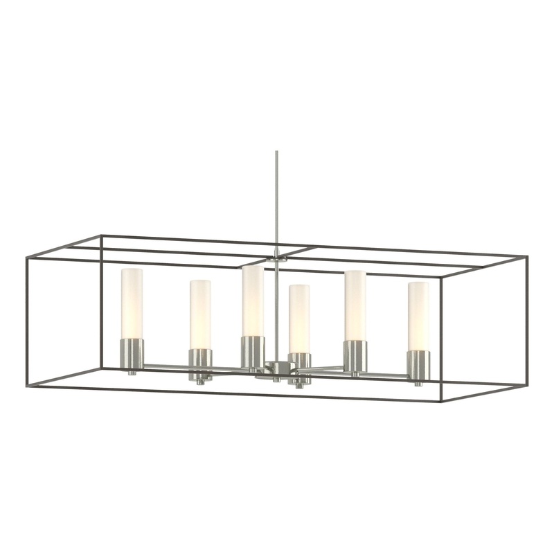 Portico Pendant Sterling Dark Smoke Opal Glass (GG)
