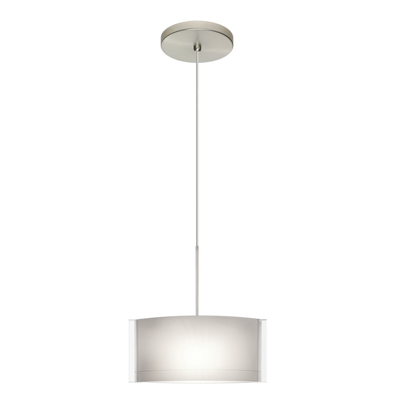Besa 1XT-673006-LED-SN Jodi One Light Pendant Satin Nickel (Discontinued)
