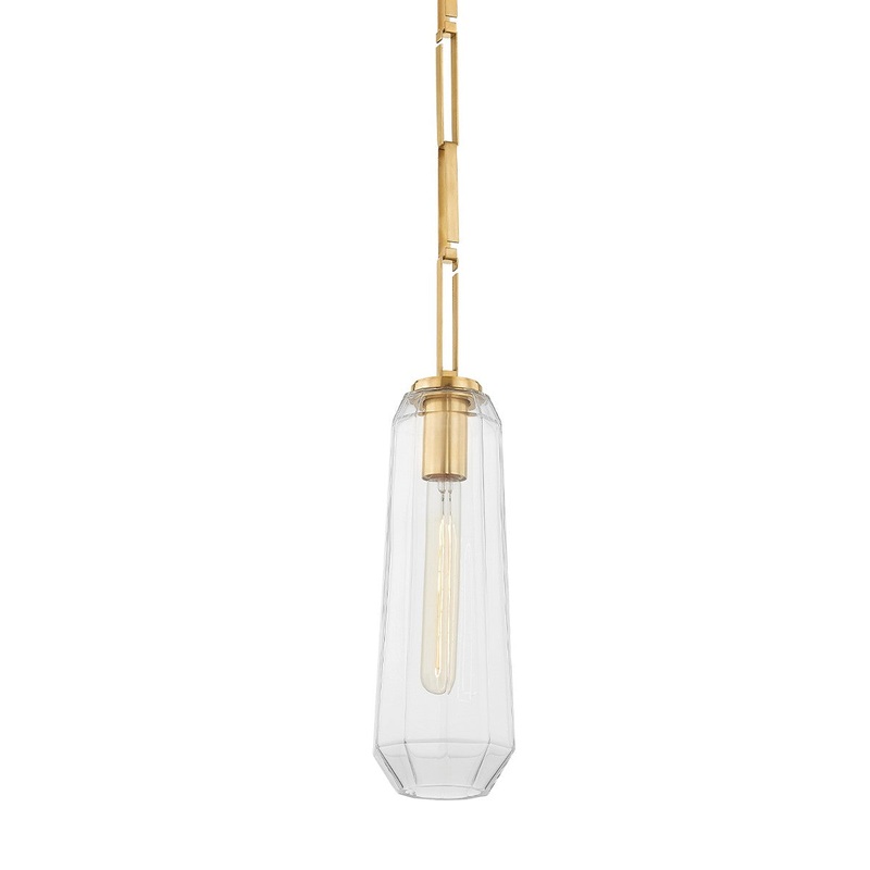Corbett Lighting 447-14-VB Copenhagen One Light Pendant Vintage Brass