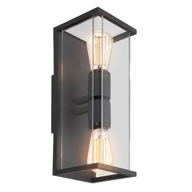 LED Outdoor Wall Mount from the Vista Collection in Bronze Finish by Stone Lighting