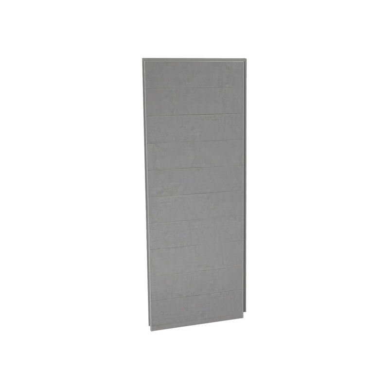 MAAX 103419-305-517 Utile 32 in. Composite Direct-to-Stud Side Wall in Factory Sleek Smoke