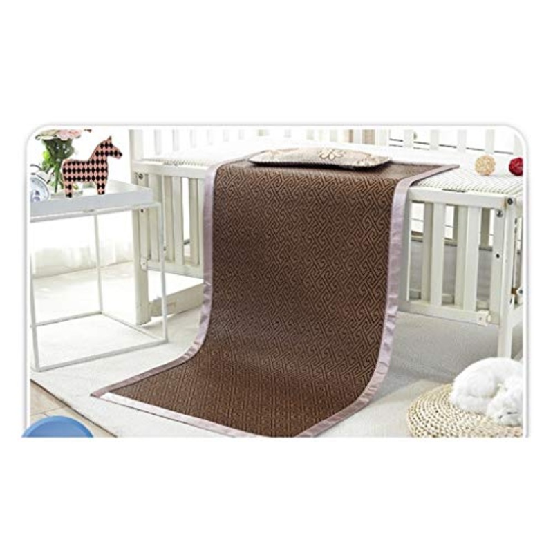 MBY Materassino in bamb, Bambino Bambini Doppia Faccia Stuoia Scuola Materna Pisolino Sedili in Rattan, pu Essere Personalizzato (Size : 70180cm)
