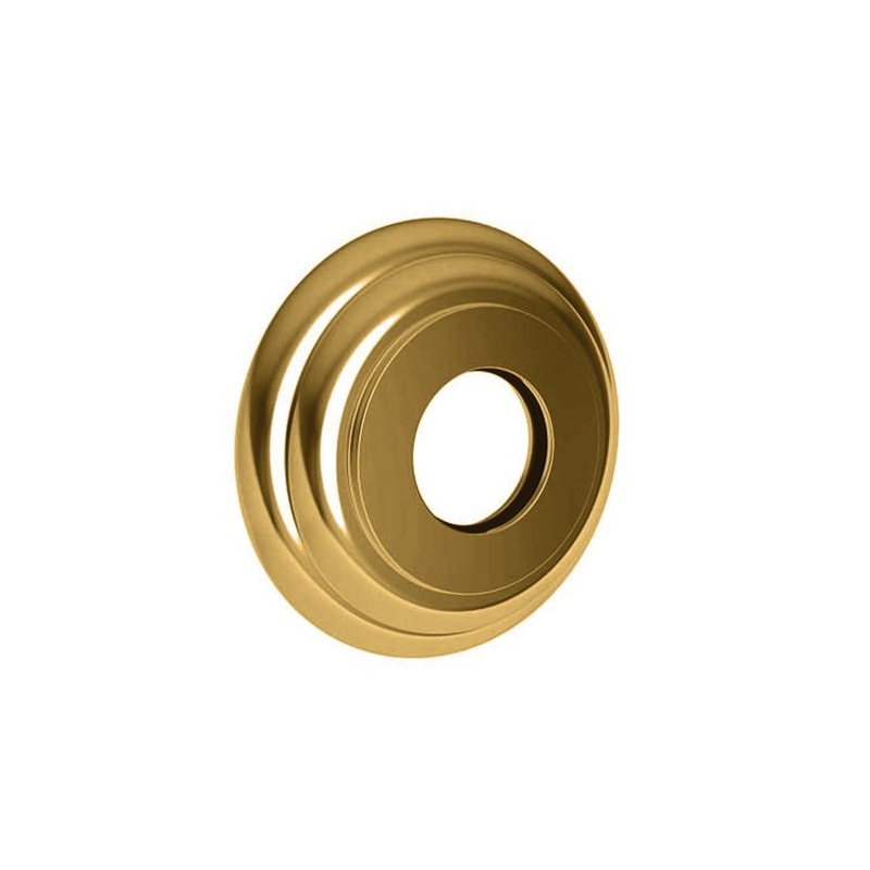 Shower Arm Flange Thick Round Forever Brass PVD 2-3/8 Inch Brass for 1/2 Shower Arms