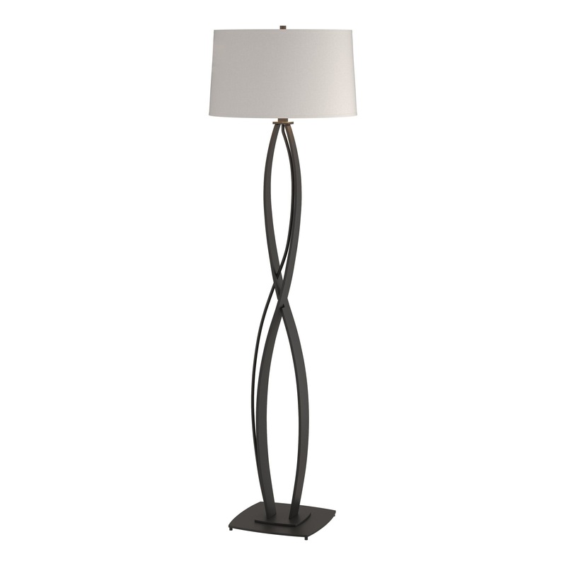 Almost Infinity Floor Lamp Black Flax Shade (SE)