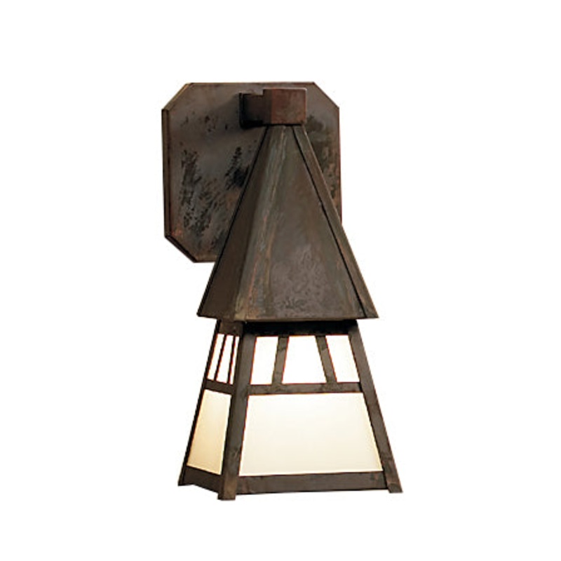 Arroyo DS-4OF-MB Dartmouth One Light Wall Mount Mission Brown