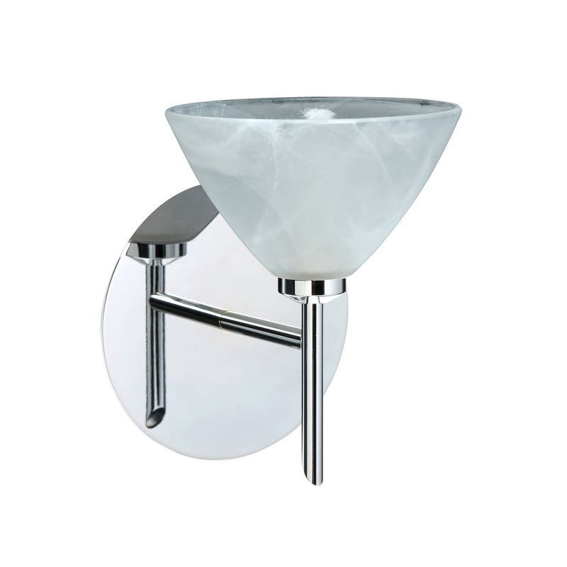 Besa 1SW-174352-CR Domi One Light Wall Sconce Chrome