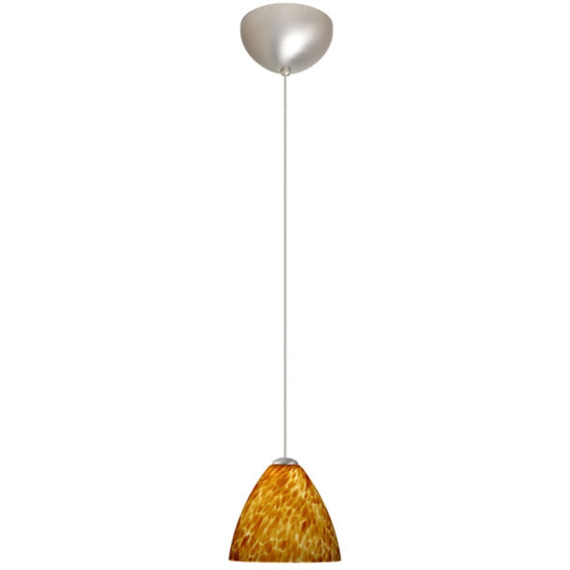 Besa 1XC-177918-SN Mia One Light Pendant Satin Nickel