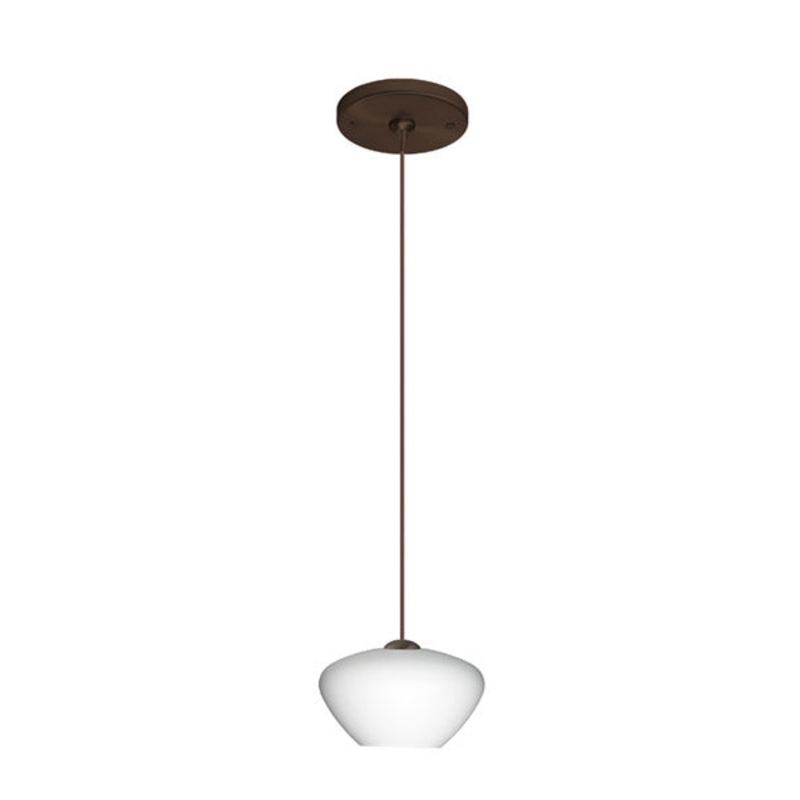 Besa 1XP-541007-BR Canto One Light Pendant Bronze (Discontinued)