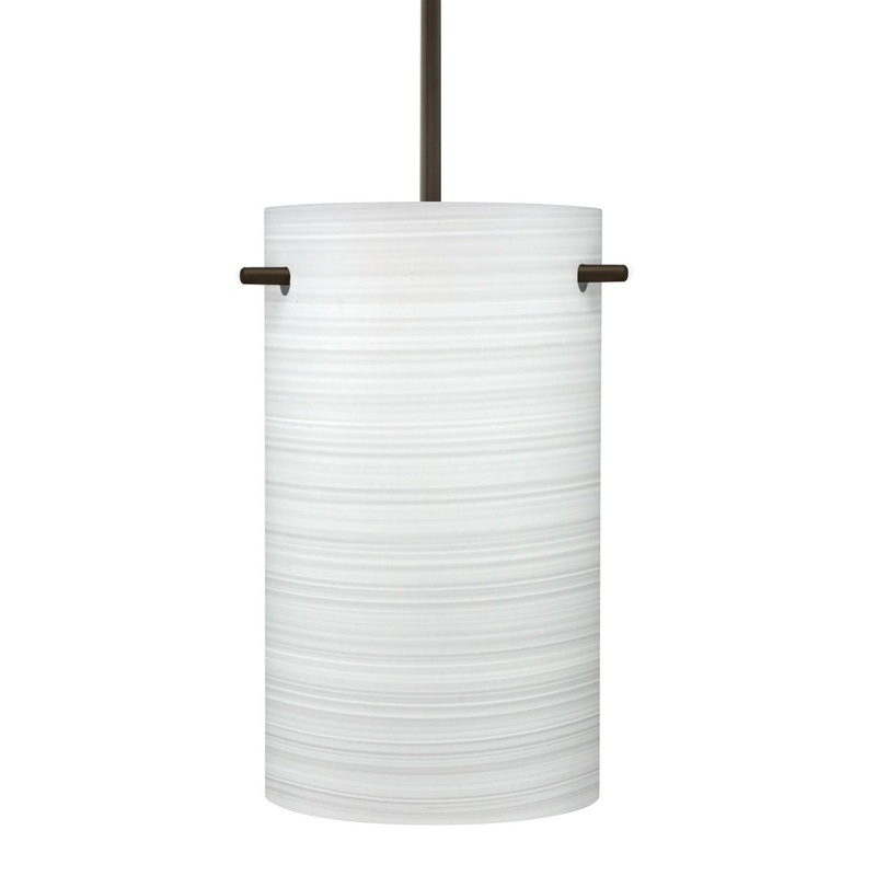 Besa J-4005KR-BR Besa Tamburo 5 Pendant One Light Pendant Bronze