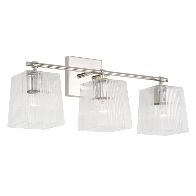 Capital Lighting 141731PN-508 Lexi 3 Light Vanity Polished Nickel