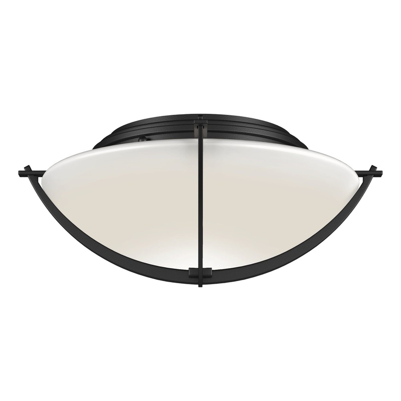 Compass Flush Mount Black