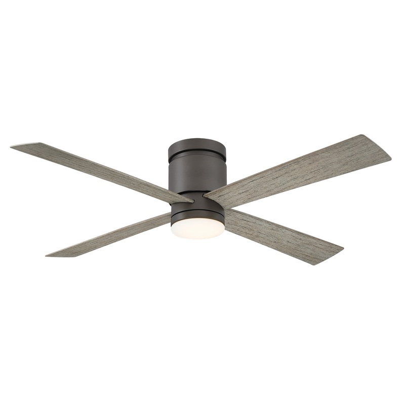 Fanimation FPS8553GR Kwartet 52″ Ceiling Fan Matte Greige