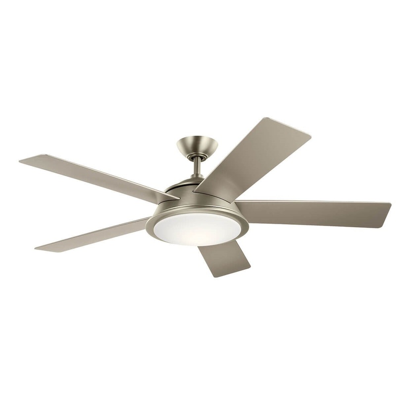 Kichler 310100NI 56″ Ceiling Fan, Brushed Nickel