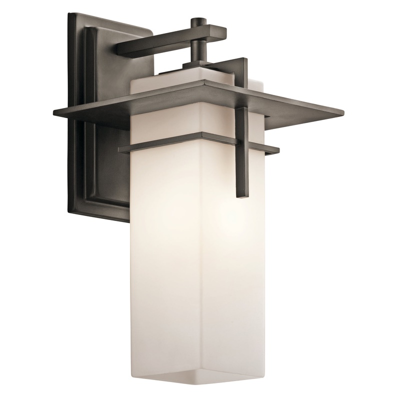 Kichler 49643OZ One Light Outdoor Wall Mount, Olde Bronze