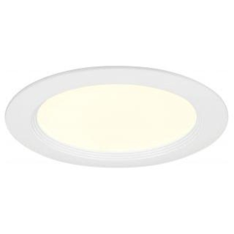 Midway 6 Recessed Round Slim White