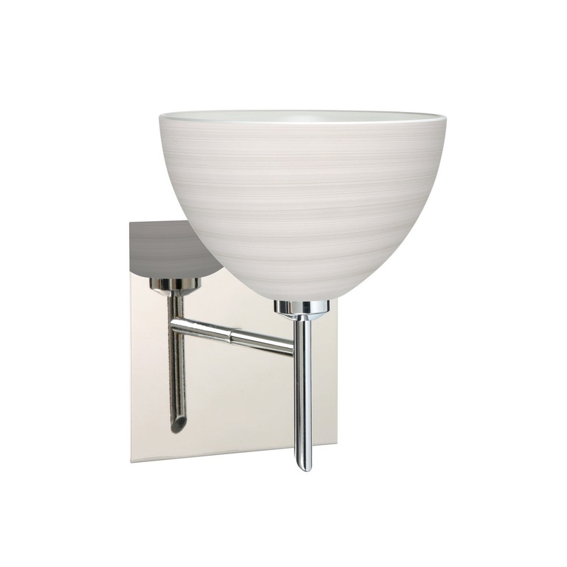 Besa 1SW-4679KR-CR-SQ Brella One Light Wall Sconce Chrome